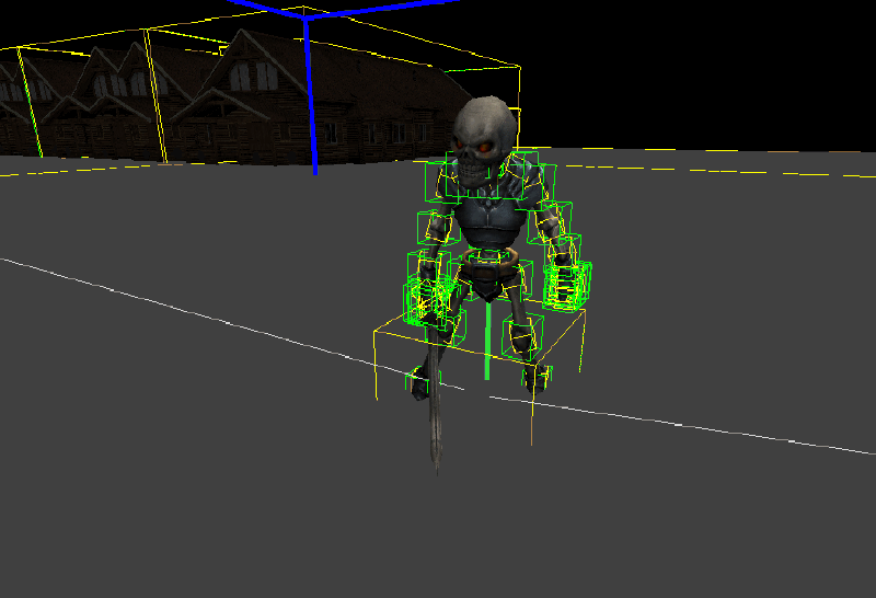 Skeletal animation process, second view