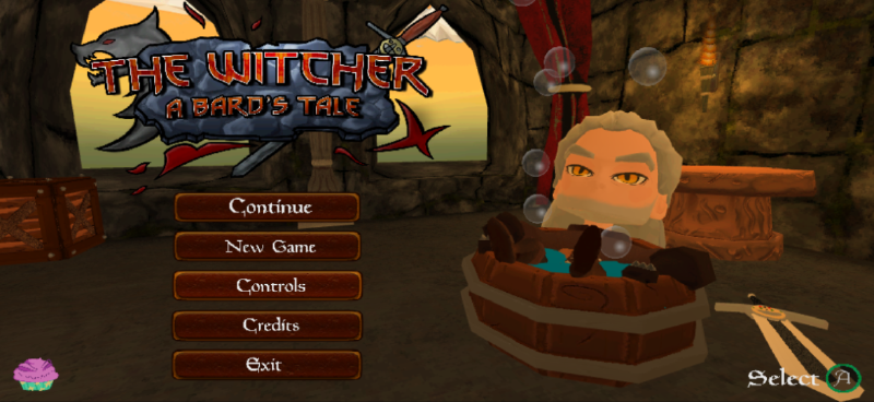 Main menu before polish